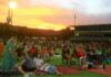 Stunning sunset lights up Carols