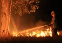 Lovegrove fire quickly controlled