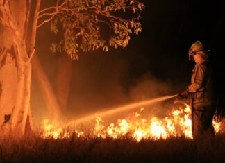 Lovegrove fire quickly controlled